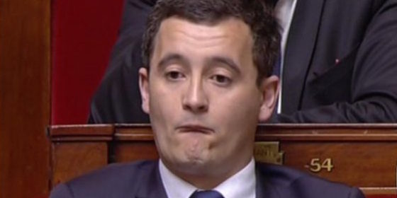Darmanin grimace III Drogues Darmanin - drogues