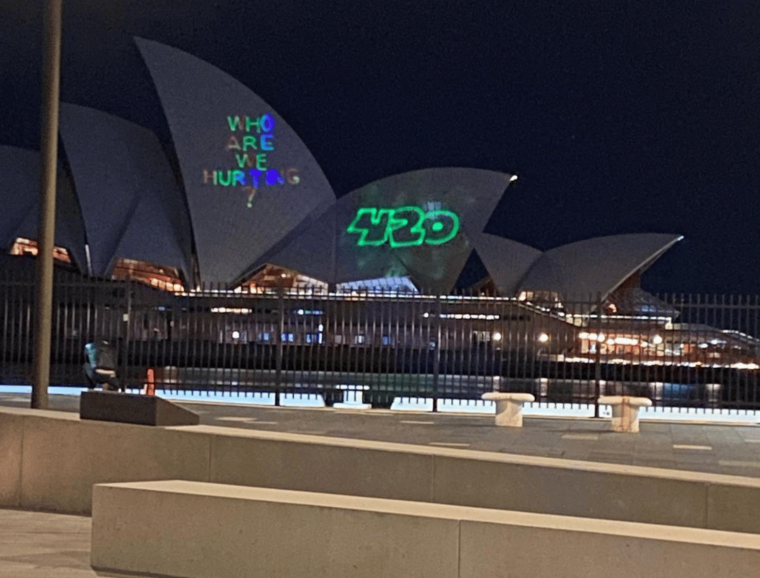 Activistes australiens 420