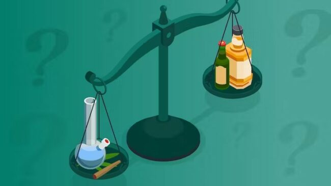 Cannabis vs alcool, lequel est le plus addictif