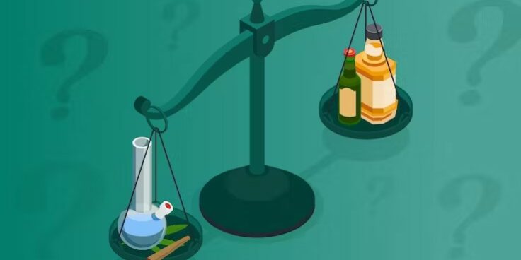 Cannabis vs alcool, lequel est le plus addictif