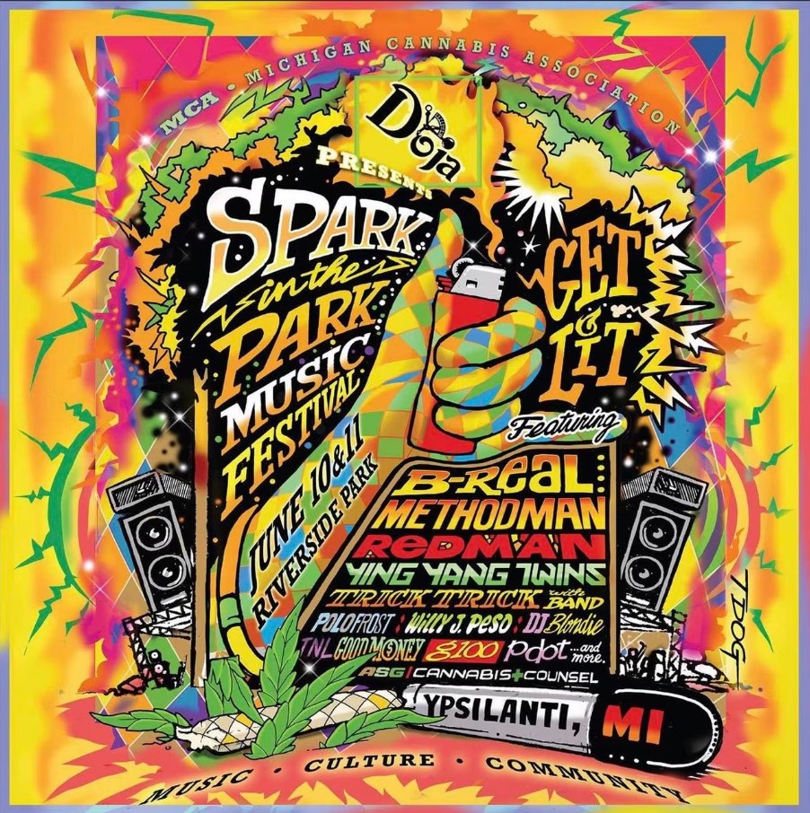 Affiche festival Spark in the park 2023