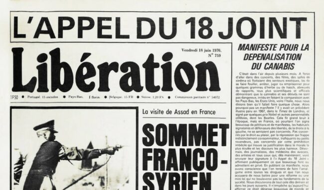 Cannabis : De l'Appel du 18 Joint à la génération CBD-Libé