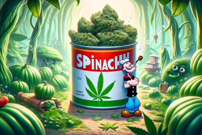 Cannabis - épinards - Popeye