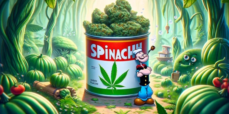 Cannabis - épinards - Popeye