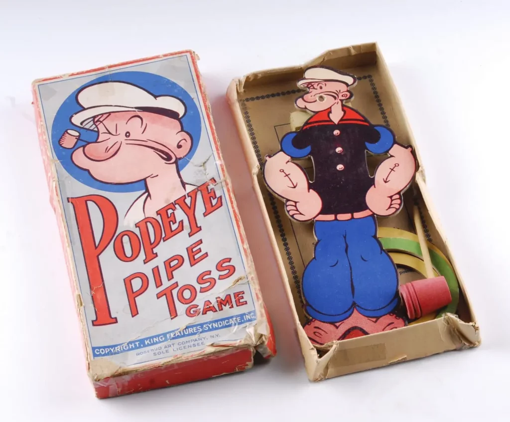 Popeye et sa pipe à épinard