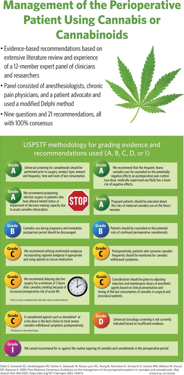 Cannabis et anesthésie