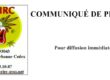 Communiqué de presse du CIRC