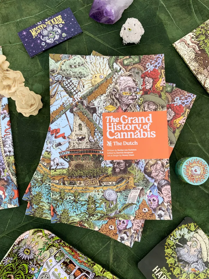 La couverture du livre La grande histoire du cannabis - Les Hollandais