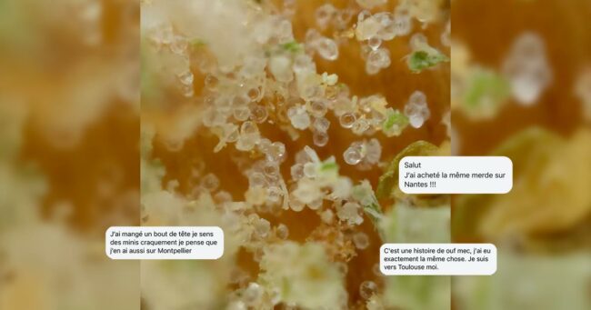 Alerte herbe coupée à la microbille de verre