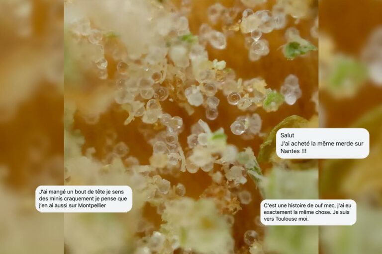 Alerte herbe coupée à la microbille de verre