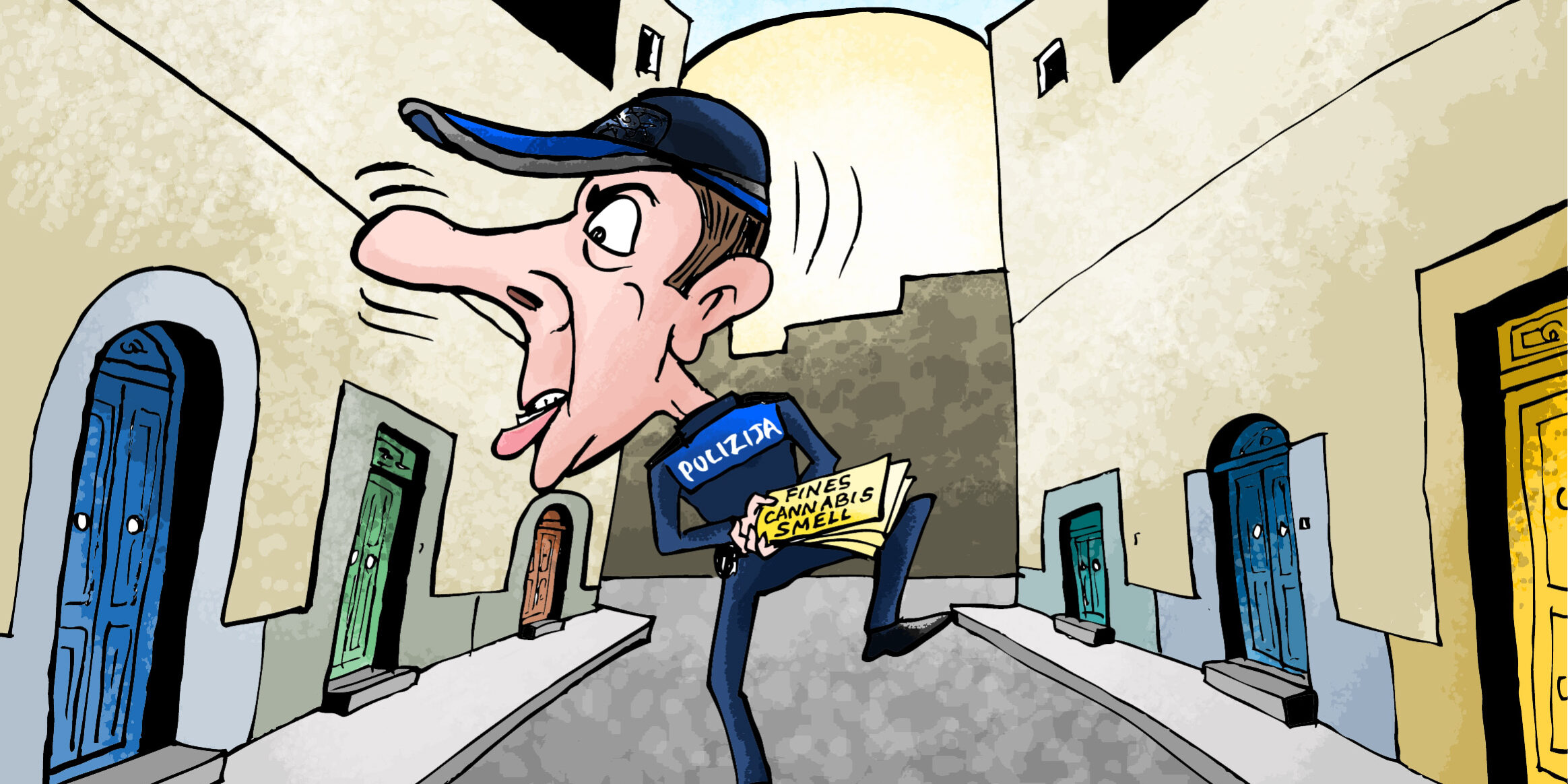 Malte- odeurs de cannabis