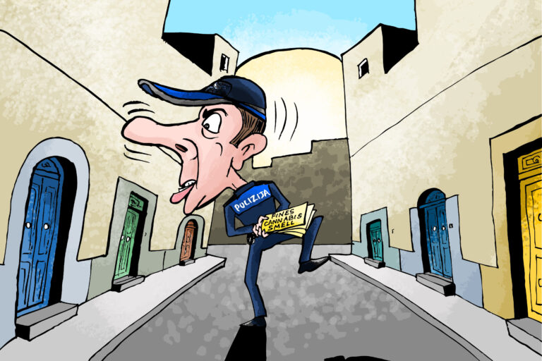 Malte- odeurs de cannabis