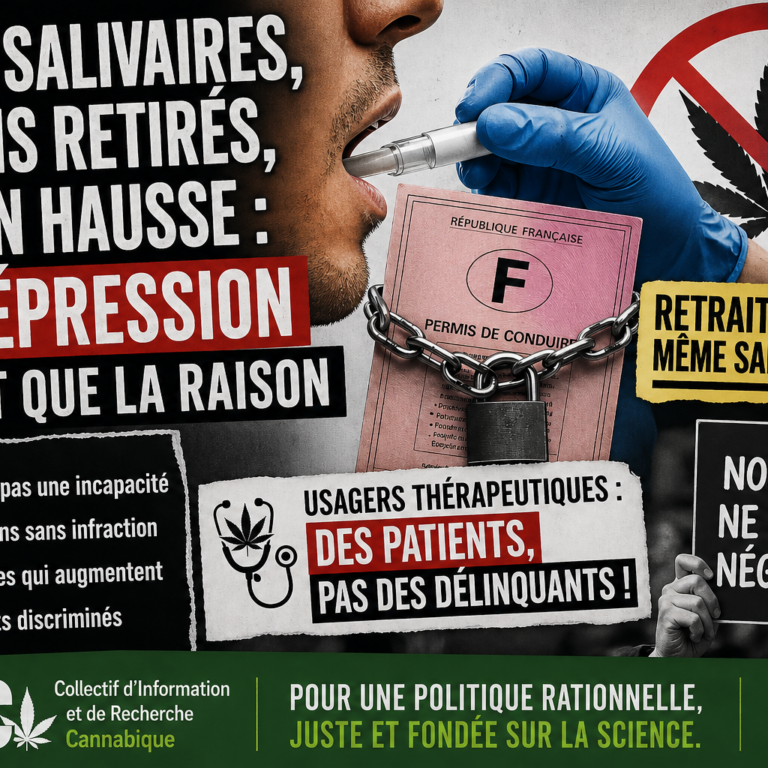 Tests salivaires cannabis, AFD