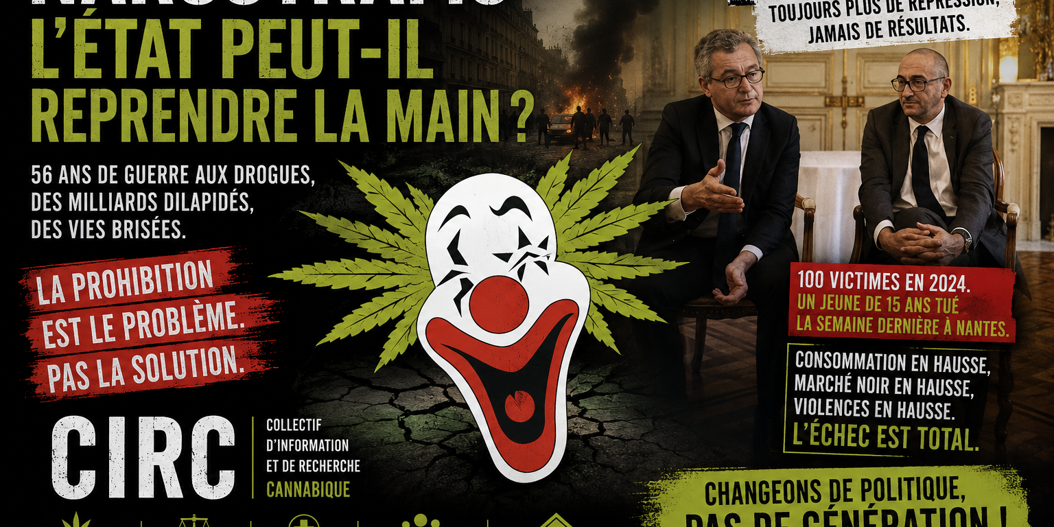 Narcotrafic - Guerre aux drogues - l'Etat peut-il reprendre la main