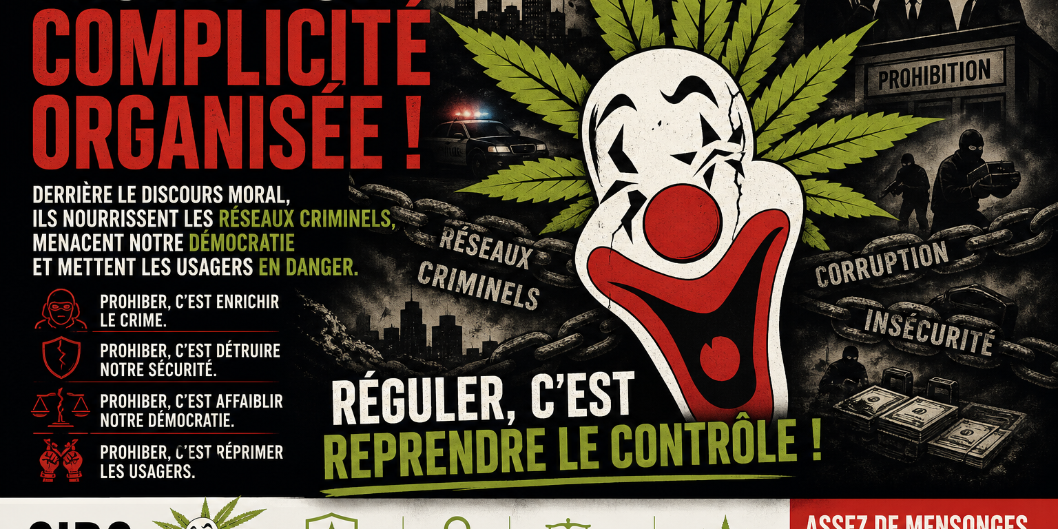 Prohibition Cannabis Complicité Organisée