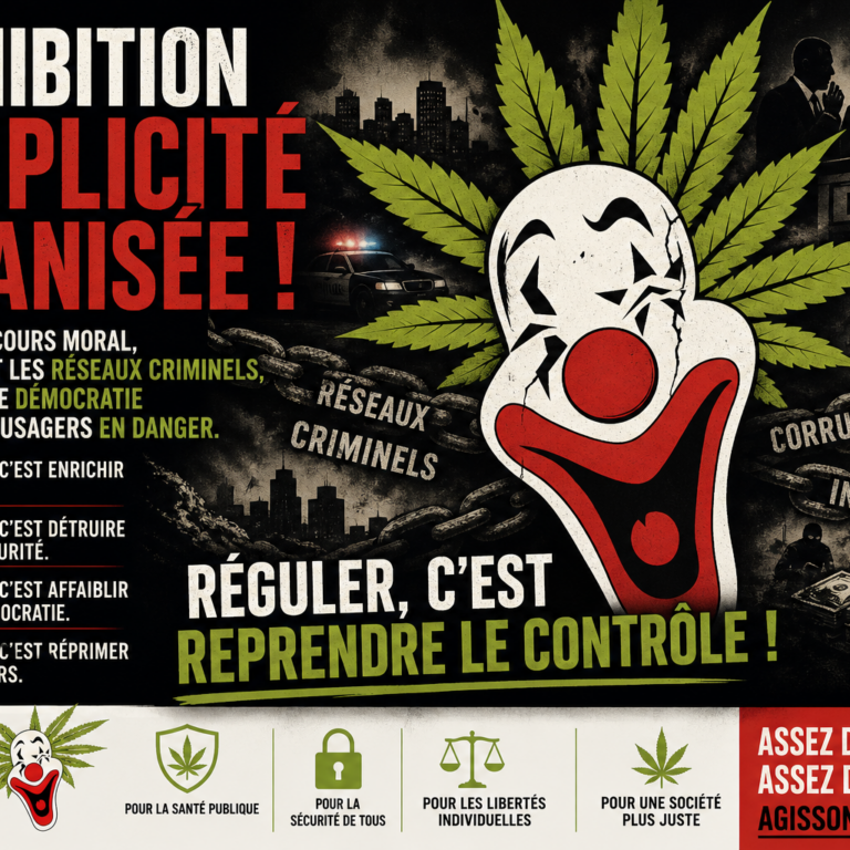 Prohibition Cannabis Complicité Organisée